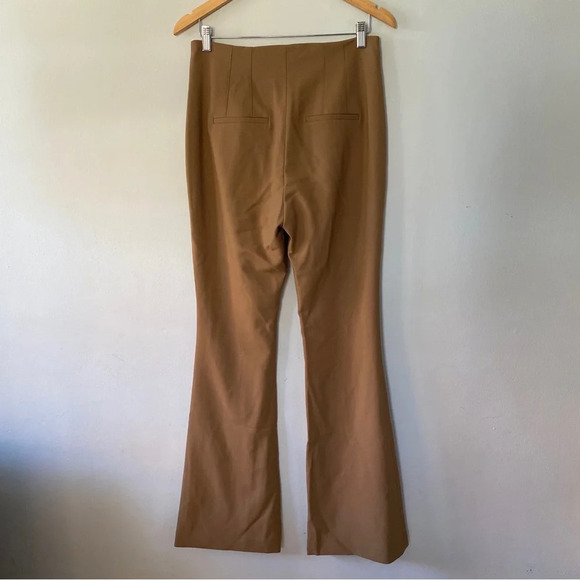 Veronica Beard Women's Brown Flare Leg Azariah Pant Size 10 NWOT - Picture 7 of 12